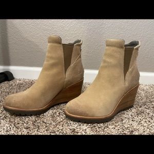 Sorel After Hours Chelsea Wedge Bootie Beach